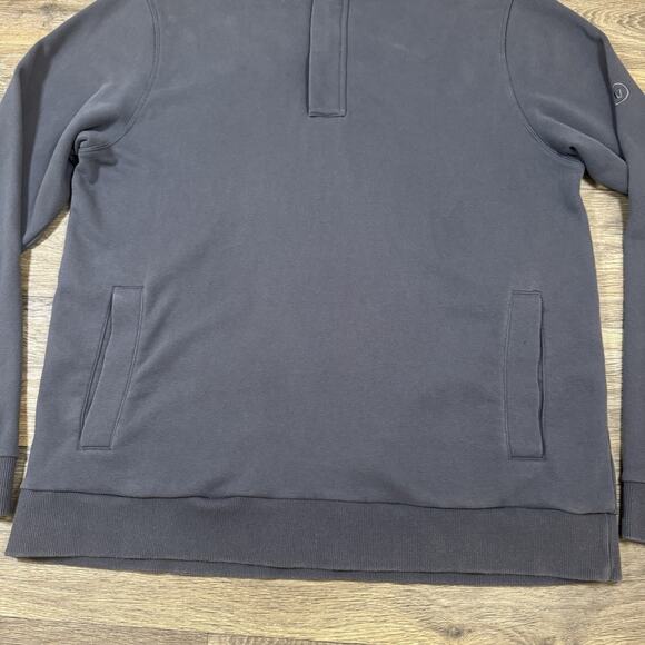 Vuori Shirt Mens 2XL Gray Cypress 1/4 Zip Pullover Athleisure Performance - Picture 3 of 13